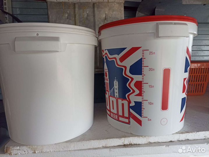 Пластиковые вёдра,под сэм