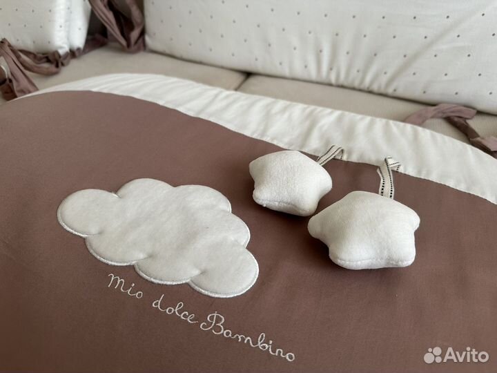 Бампер-подушки для детской кроватки, защита