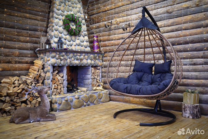 Подвесное кресло-кокон двухместное
