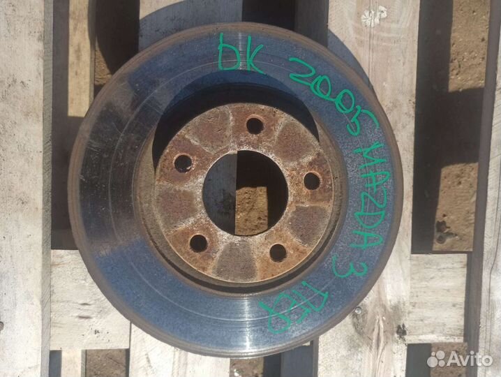 Тормозной диск передний Mazda 3 BK LF 2.0