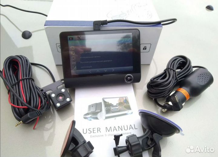 Видеорегистратор 3 камеры