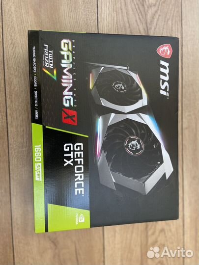 Видеокарта MSI Nvidia GTX 1660 super gaming x