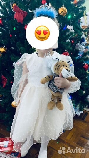 Платье снежинки