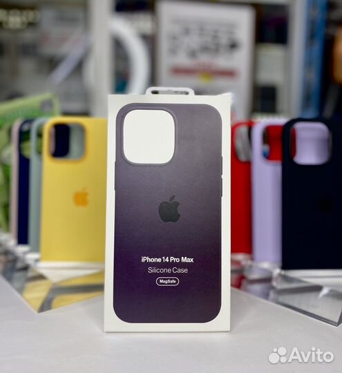 Чехол Silicone case iPhone 14 Pro Max MagSafe