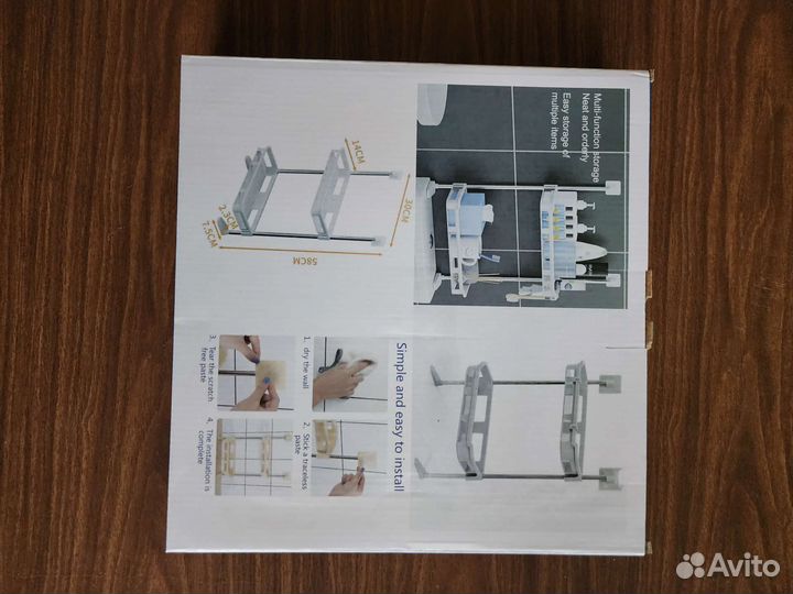 Полка для ванной,туалета,кухни