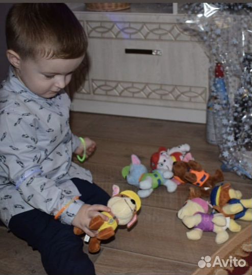 Игрушки герои щенячий патруль мягкие