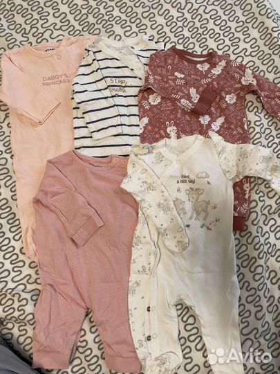 Вещи пакетом на девочку 56-80