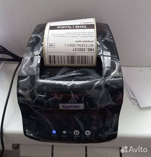 Принтер этикеток Xprinter XP 365B озон WB хпринтер