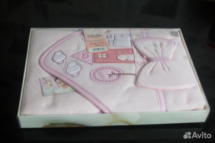 Комплект для купания Sofija полотенце/рукавичка