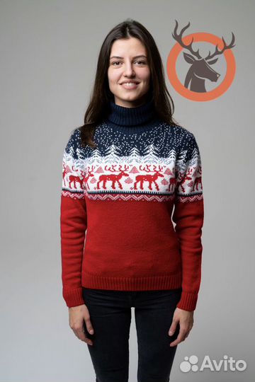 Свитера с оленями оптом
