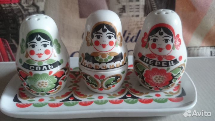 Набор солонка и перечница