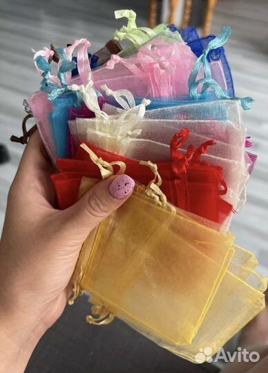 Мешочки для украшений, пакет из органзы