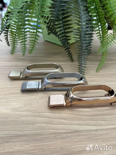 Ремешок металлический на Mi Band 7/8