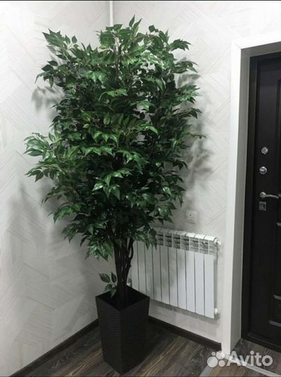 Искусственные деревья и зелень