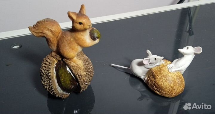 Фигурки фарфор, стекло, полистоун