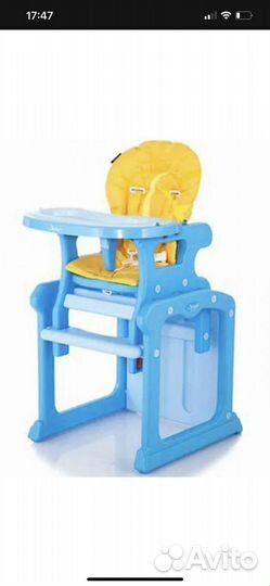 Детский стульчик для кормления трансформер Jetem