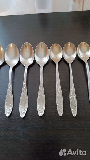 Ложки вилки мельхиор