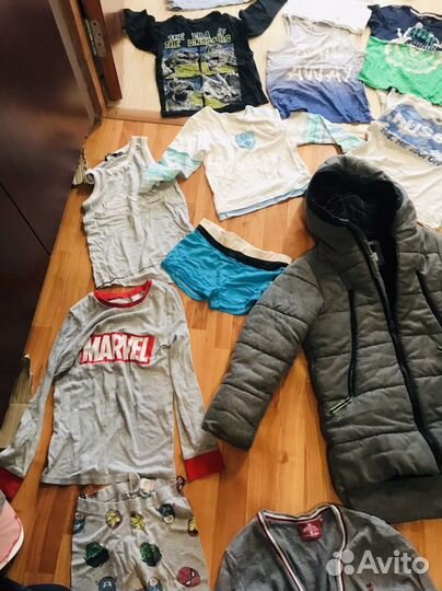 Вещи пакетом на мальчика 110-146