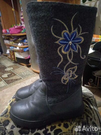 Сапожки зима