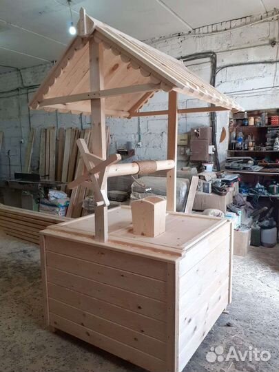 Колодец декоративный, любого размера