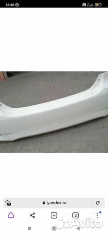 Бампер задний toyota corolla 150 рестайлинг