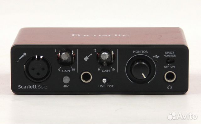 Внешняя звуковая карта Focusrite Scarlett Solo 1st купить в Москве ...