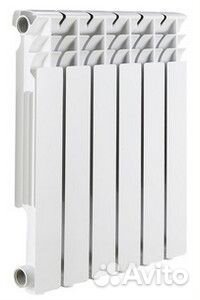 Радиатор алюминиевый rommer Optima 500/80 6 секций