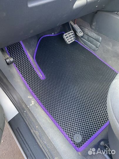 Ева коврики eva с бортами в автомобиль