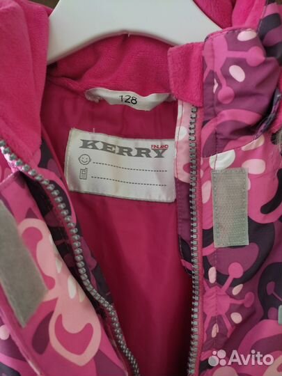 Зимний костюм для девочки 128