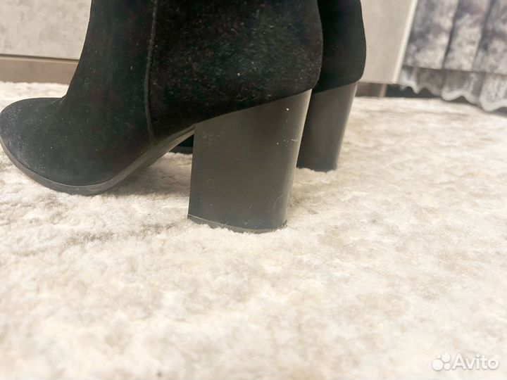 Еврозима сапоги натуральная замша 38 Tervolina