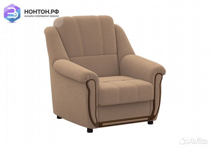Кресло раскладное Вега-1 светло-коричневое