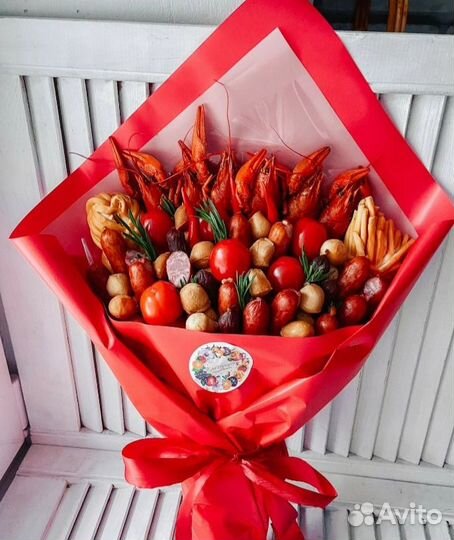 Мужские букеты съедобные