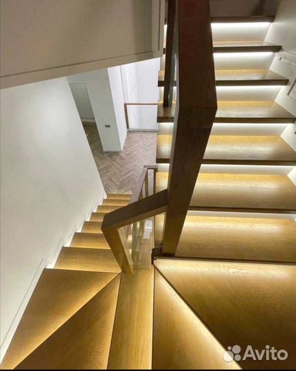 Лестница из металла