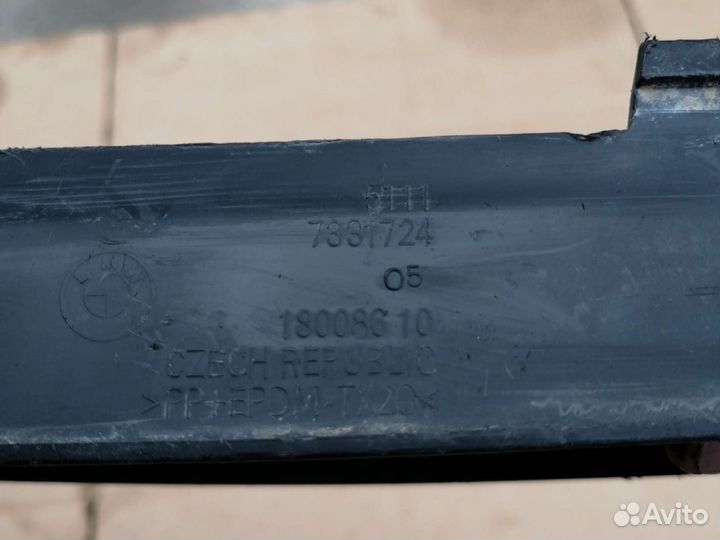 Решетка переднего бампера низ BMW 5-series F10