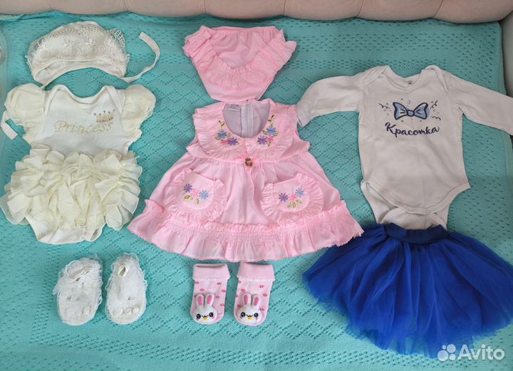Вещи на девочку от 0 до 1 годика