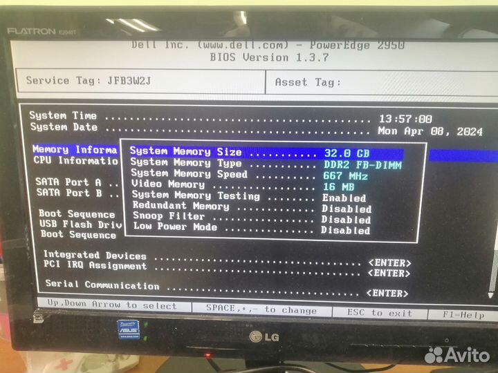 Сервер Dell 771 озу 32gb