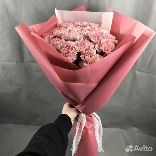 Букет из гвоздик 11 21 31 41 51 Доставка