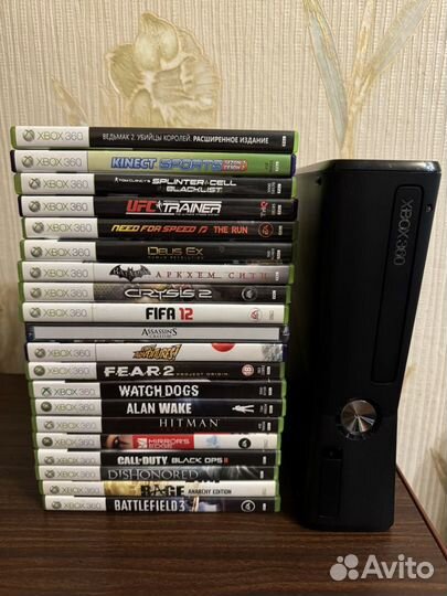 Xbox 360 slim, 320Gb+ кинект