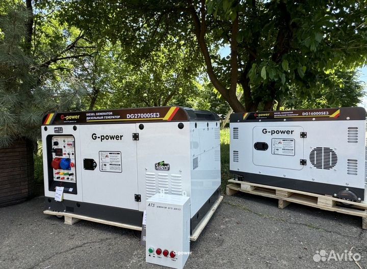 Генератор дизельный 12 kW g-power