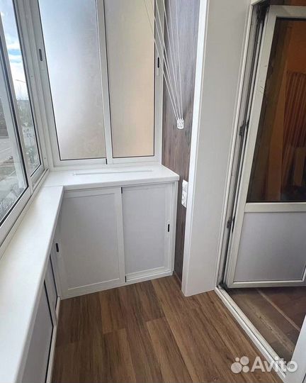 Отделка и остекление балконов под ключ