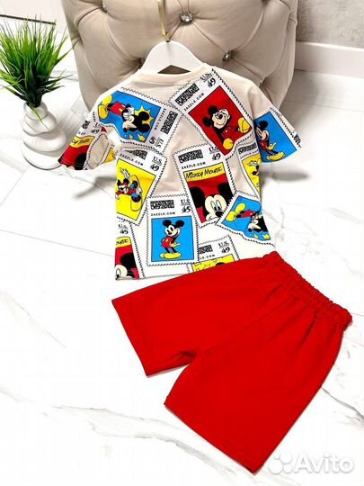 Костюм красный на мальчика 104 110 116 128 140