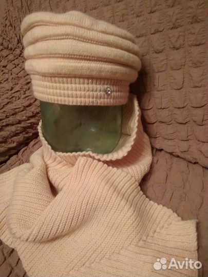 Комплект шапка, шарф