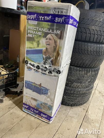 Каркасный бассейн intex