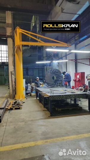 Монтаж консольных кранов до 10 т