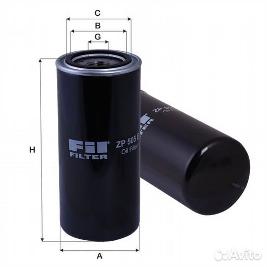 Фильтр масляный ZP505A FIL filter
