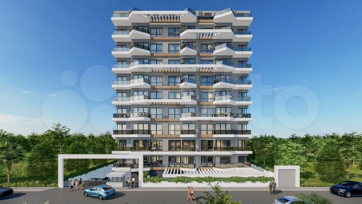 1-к. квартира, 50 м² (Турция)