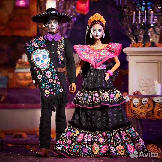 Set Dia DE Muertos Ken & Barbie 2021