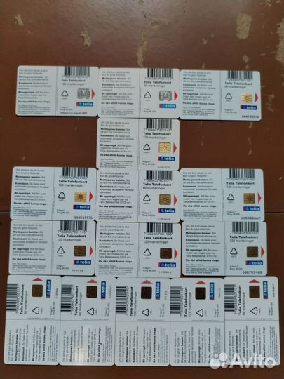 Телефонные карточки Telia