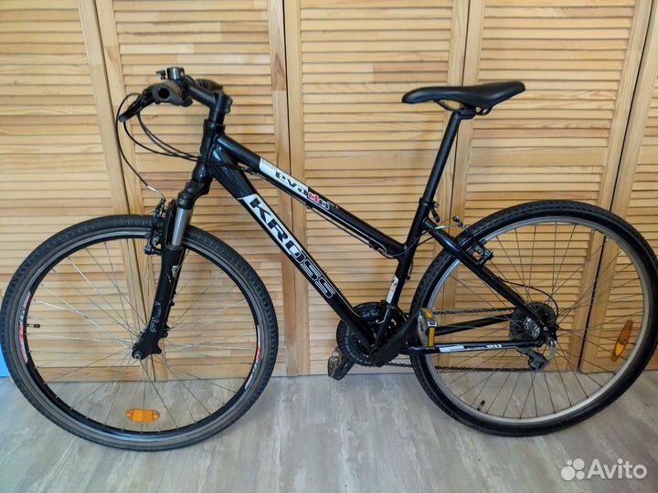 Велосипед гибрид женский 28 Kross Evado