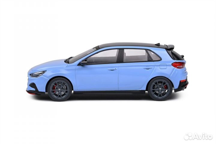 1:43 Hyundai i30 N Performance Blue 2022 - Solido